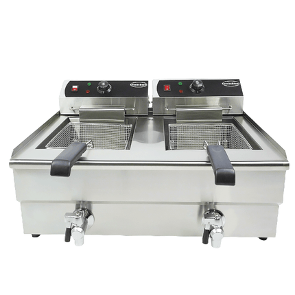 ELEKTRISCHE TAFELFRITEUSE 2X10 L