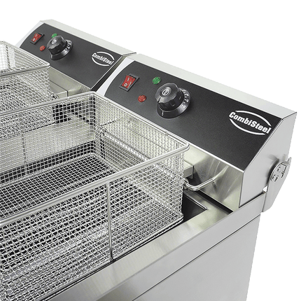ELEKTRISCHE TAFELFRITEUSE 2X10 L