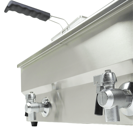 ELEKTRISCHE TAFELFRITEUSE 2X10 L