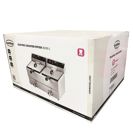 ELEKTRISCHE TAFELFRITEUSE 2X10 L