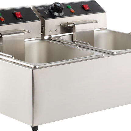 ELEKTRISCHE TAFELFRITEUSE 2X6 L