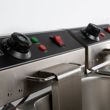 ELEKTRISCHE TAFELFRITEUSE 2X6 L