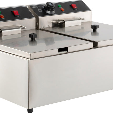 ELEKTRISCHE TAFELFRITEUSE 2X6 L
