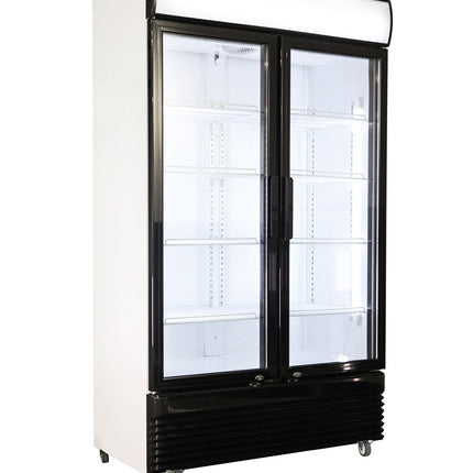 KOELKAST 2 GLASDEUREN BEZ-780 GD