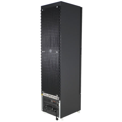 VRIESKAST 1 GLASDEUR ZWART NAP-250F