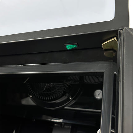 KOELKAST GLASDEUR FCU-370 BL