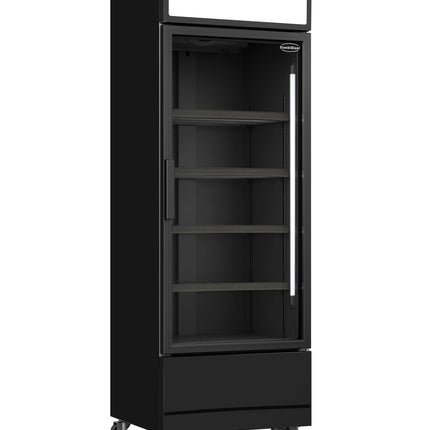 KOELKAST GLASDEUR FCU-370 BL