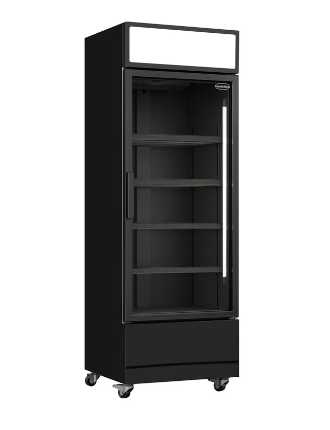 KOELKAST GLASDEUR FCU-370 BL