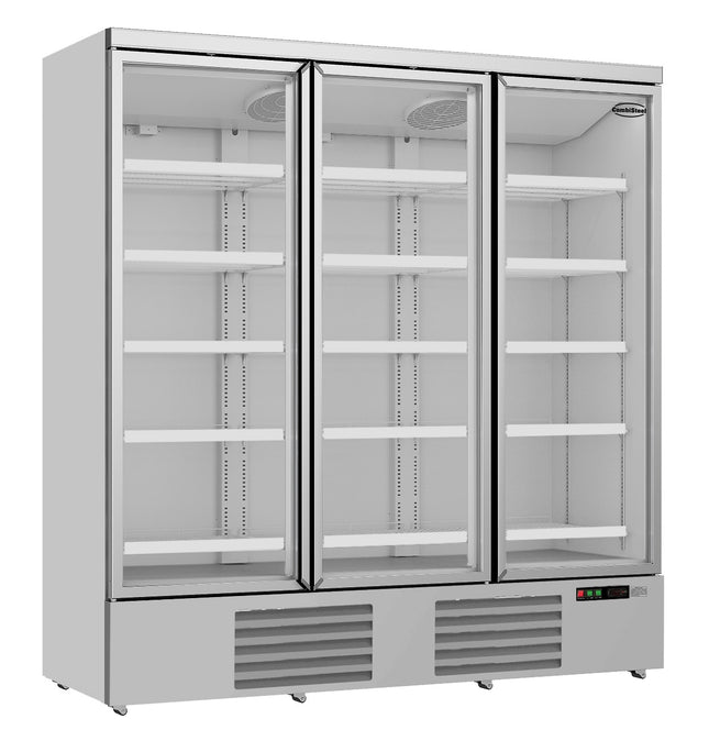 KOELKAST 3 GLASDEUREN JDE-1530R