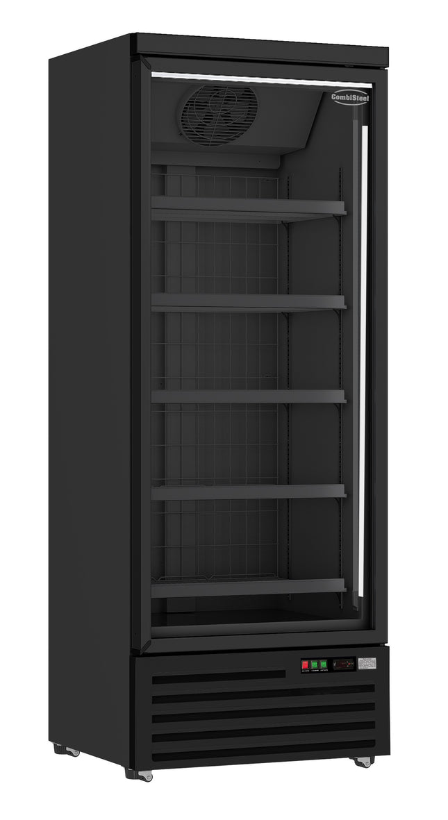 VRIESKAST 1 GLASDEUR ZWART JDE-600F BL