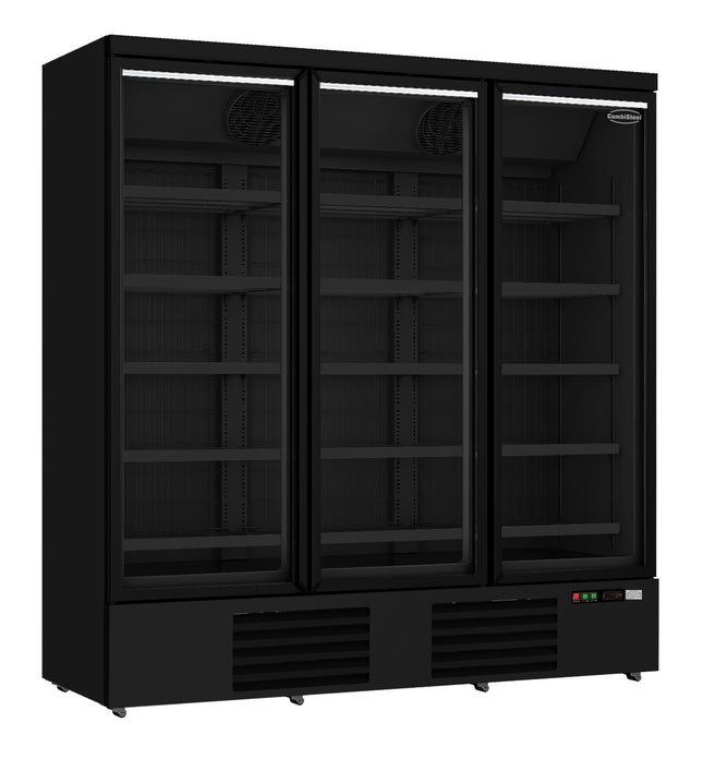 VRIESKAST 3 GLASDEUREN ZWART JDE-1530F BL
**Let op, er is sprake van een hogere inschakelstroom waardoor een automaat met C karakteristiek noodzakelijk is.**