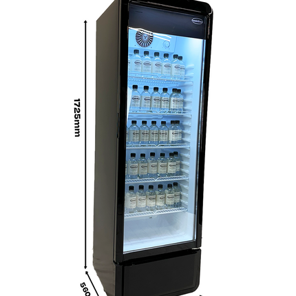 KOELKAST 1 GLASDEUR PIB-280R