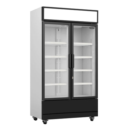 KOELKAST 2 GLASDEUREN FCU-750