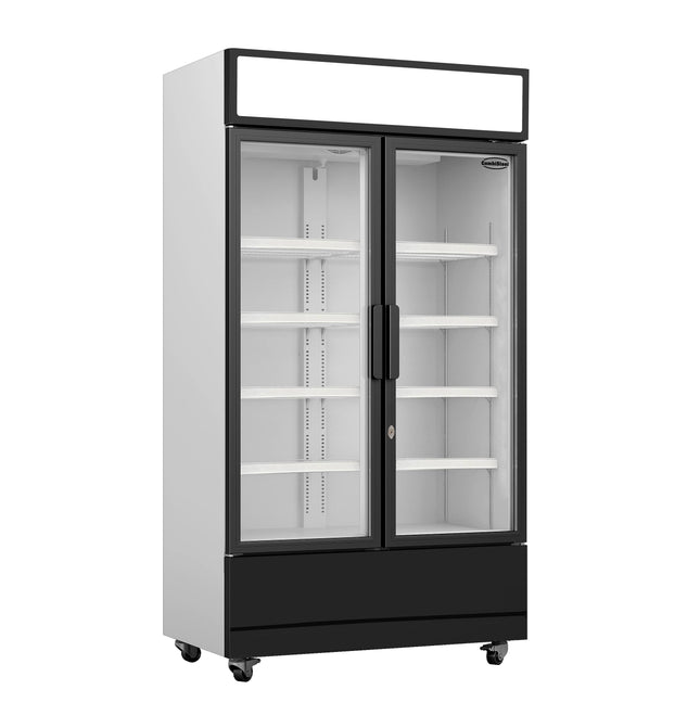 KOELKAST 2 GLASDEUREN FCU-750