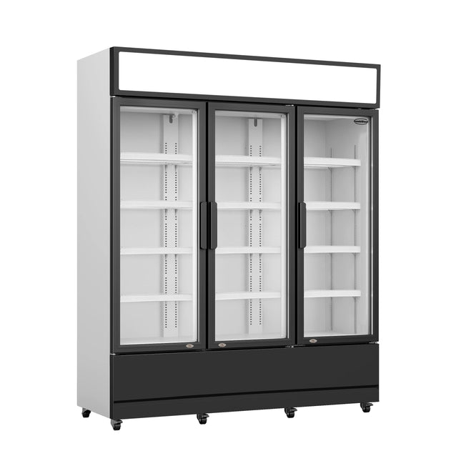 KOELKAST 3 GLASDEUREN FCU-1200