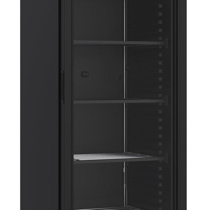VRIESKAST 1 GLASDEUR ZWART 382L