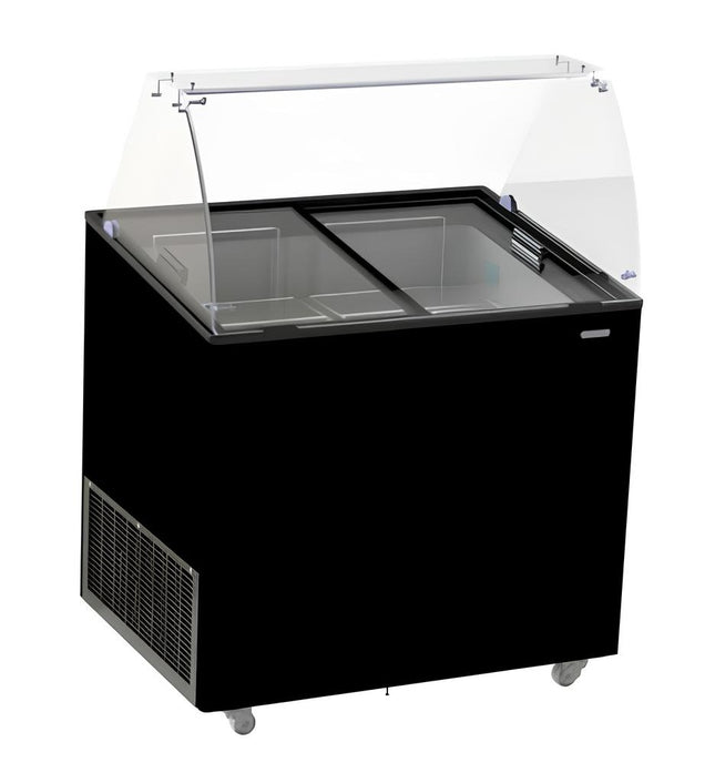 SCHEPIJSVITRINE CORSICA ZWART 6X5 LTR