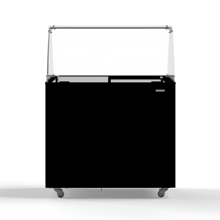 SCHEPIJSVITRINE CORSICA ZWART 6X5 LTR