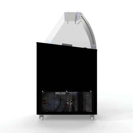 SCHEPIJSVITRINE CORSICA ZWART 6X5 LTR