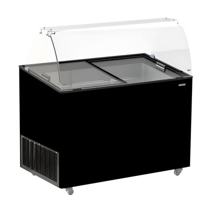 SCHEPIJSVITRINE JAVA ZWART 8x5 LTR