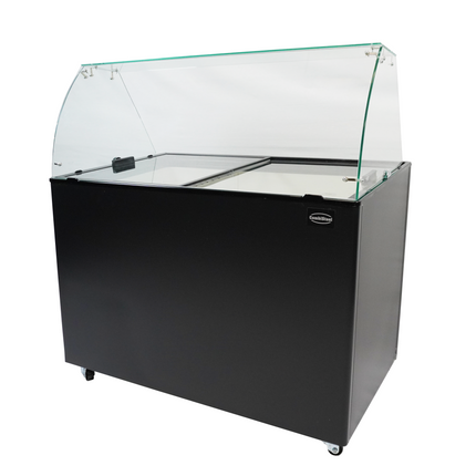 SCHEPIJSVITRINE JAVA ZWART 8x5 LTR