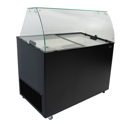 SCHEPIJSVITRINE JAVA ZWART 8x5 LTR