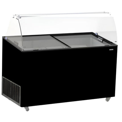 SCHEPIJSVITRINE TENERIFE ZWART 10X5 LTR