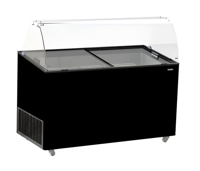 SCHEPIJSVITRINE TENERIFE ZWART 10X5 LTR