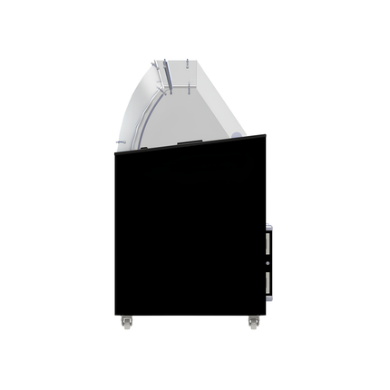 SCHEPIJSVITRINE TENERIFE ZWART 10X5 LTR