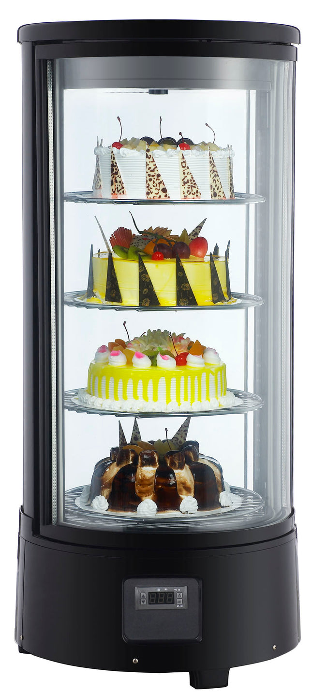 ROTERENDE KOELVITRINE 72L