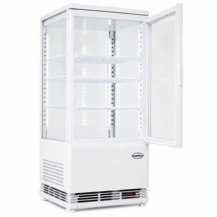 KOELVITRINE 68L WIT