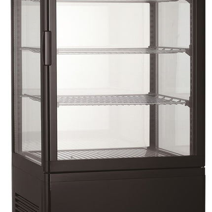 KOELVITRINE 68L ZWART