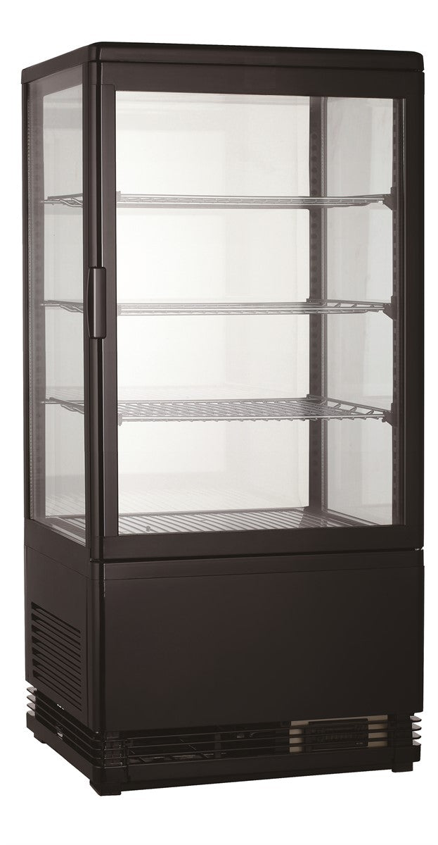 KOELVITRINE 68L ZWART