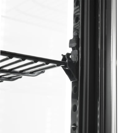 KOELVITRINE 98L ZWART