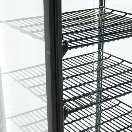 KOELVITRINE 98L ZWART