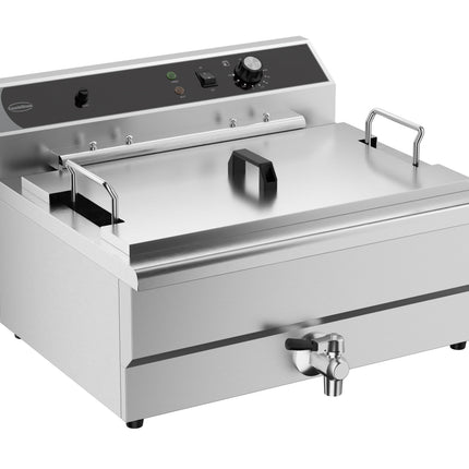 ELEKTRISCHE TAFELFRITEUSE 25L - MET AFTAPKRAAN