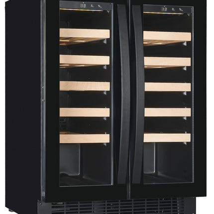 WIJNKOELKAST 2 DEUREN 100L DUAL ZONE