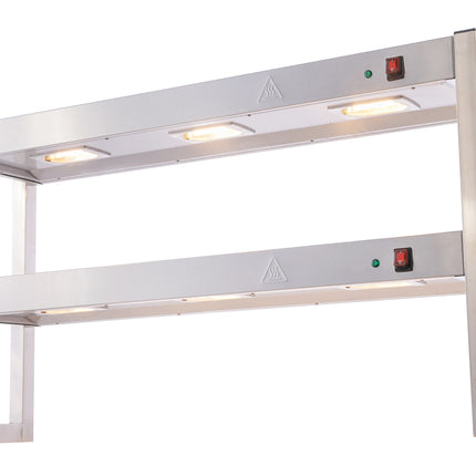 ETAGERE HALOGEEN VERWARMD 2 NIVEAUS 1200 DEMONTABEL