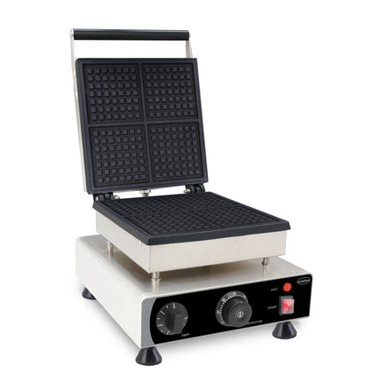 WAFELIJZER 4ST VIERKANTE WAFELS