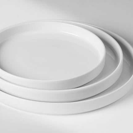 Bord met hoge rand Oslo, HENDI, Oslo, Wit, âŒ€280x(H)28mm