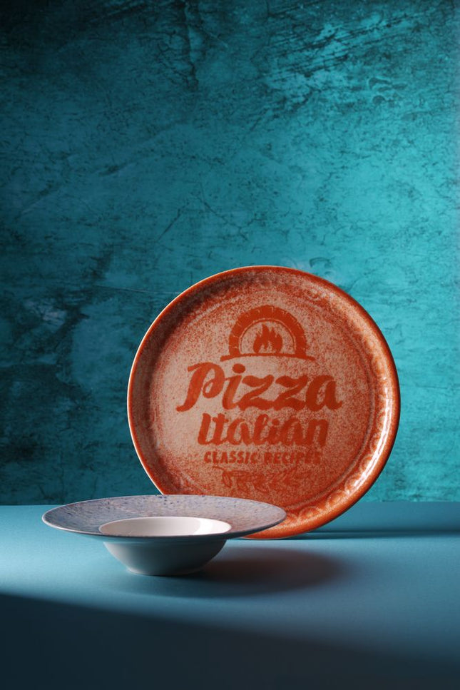 Pizzabord Recipe Collection Rood, HENDI, Rood, âŒ€330mm