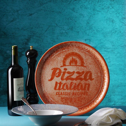 Pizzabord Recipe Collection Rood, HENDI, Rood, âŒ€310mm