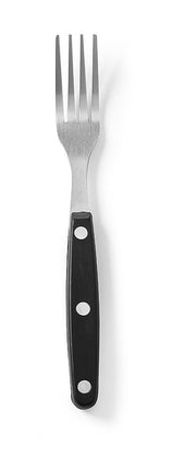 Steakvork - 6 stuks, HENDI, Profi Line, Zwart, 6 st., (L)200mm