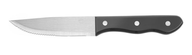 Steak mes XL - 6 st., HENDI, Profi Line, Zwart, 6 st., (L)250mm