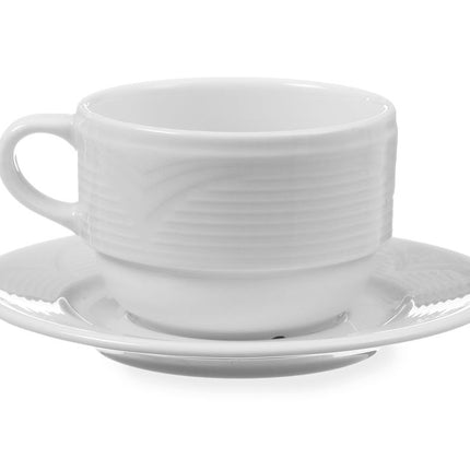 Schotel voor koffiekop, cappuccino kop en mok, HENDI, âŒ€150mm