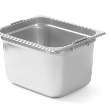 GN container met intrekbare handgrepen, HENDI, GN 1/2, 6,25L, 325x265x(H)100mm