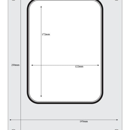 Traysealer matrix, HENDI, container 187x137 mm