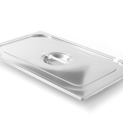 Deksel voor GN containers met lepeluitsparing, HENDI, Kitchen Line, GN 1/1, 530x325mm