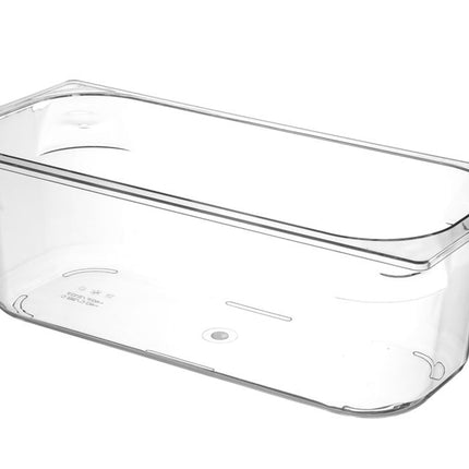 IJscontainer van polycarbonaat, HENDI, 5L, Transparant, 360x165x(H)120mm