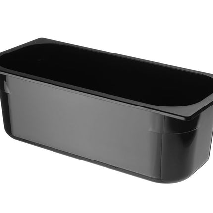 IJscontainer van polycarbonaat, HENDI, 5L, Zwart, 360x165x(H)120mm